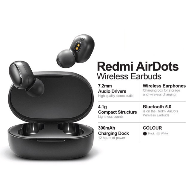 Xiaomi Redmi Airdots TWS Bluetooth Airdots Redmi Versi 5.0