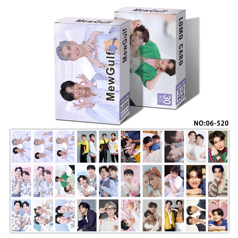 30pcs / Kotak Kartu Foto Lomo Kpop GOT7 INTO1 IVE