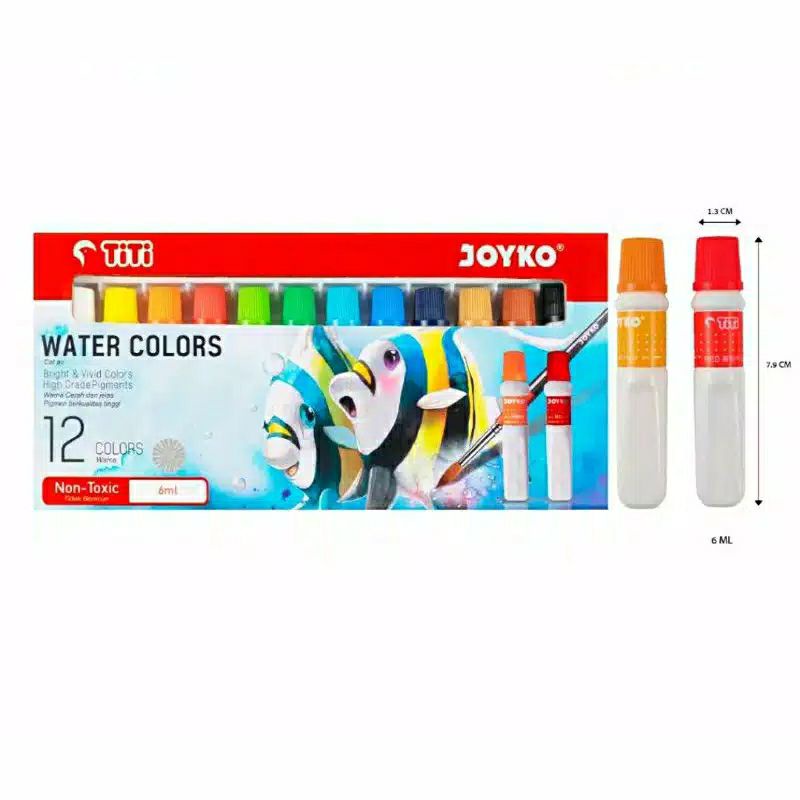 

Cat Air/Water Colours JOYKO 12 Warna 6ml