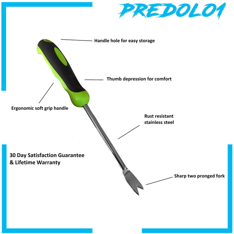 [PREDOLO1]Garden Hand Weeder Weed Dandelion Remover Puller Manual Digging Tools