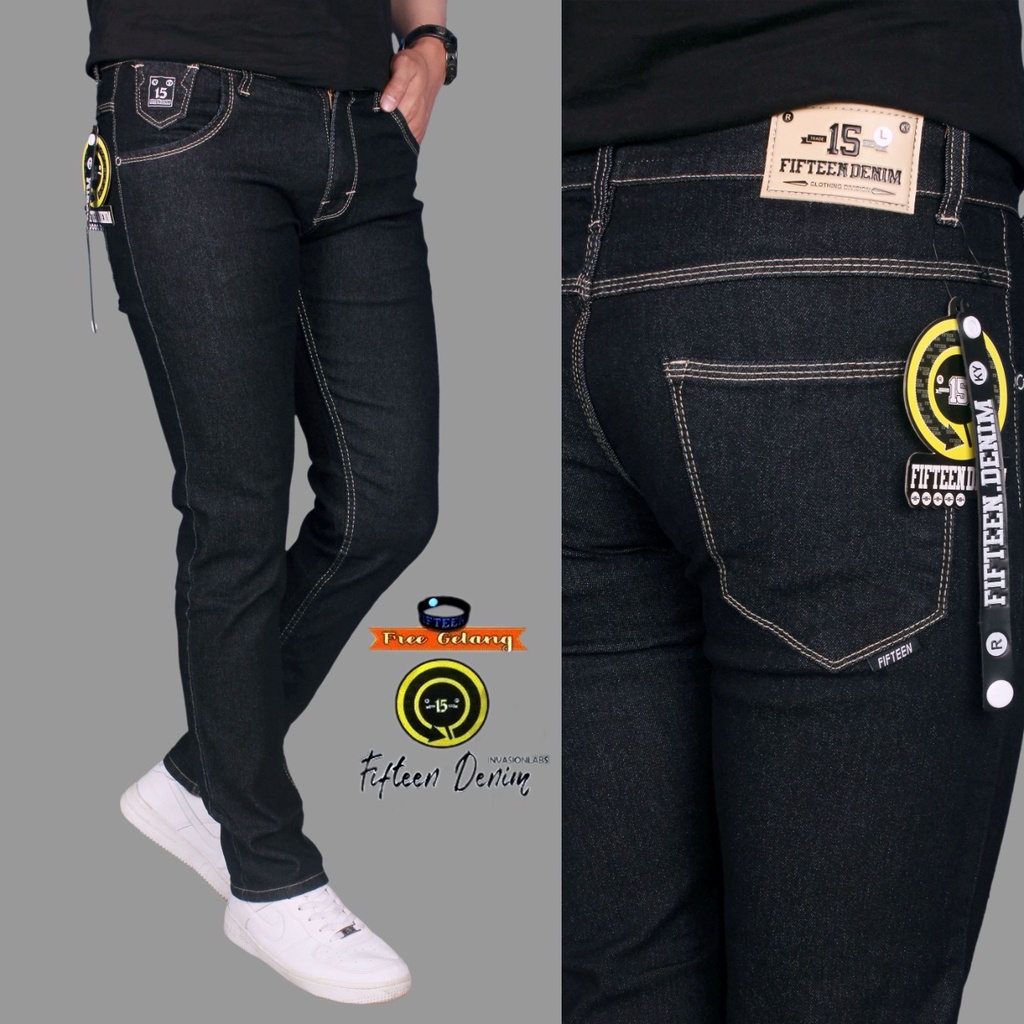 Celana Jeans Pria Distro Original Terbaru 2022/ Celana Jeans Panjang Pria Dewasa - Bisa Bayar Ditempat (COD)