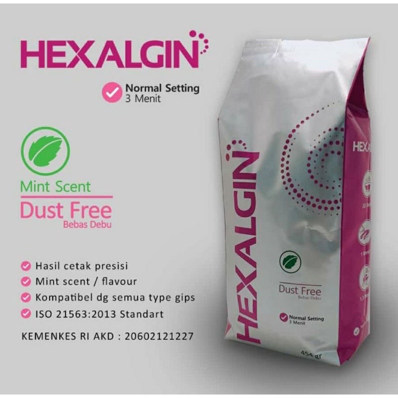 Hexalgin Alginate setara Hygedent | Dental Alginate | Bahan Cetak Gigi