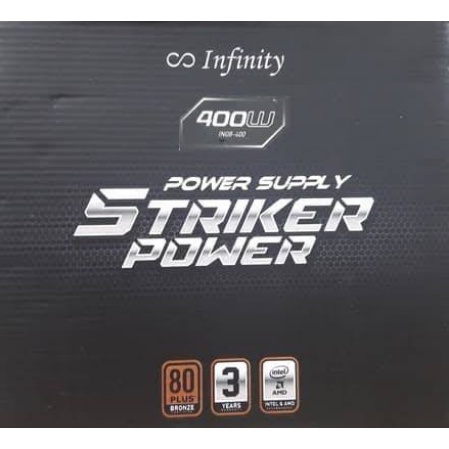 PSU POWER SUPPLY INFINITY 400 WATT 400W 80+ BRONZE