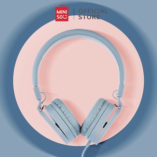 Miniso Official Headphone Wired Dapat Dilipat Handsfree Headset Foldable Head Phone Kable Gaming
