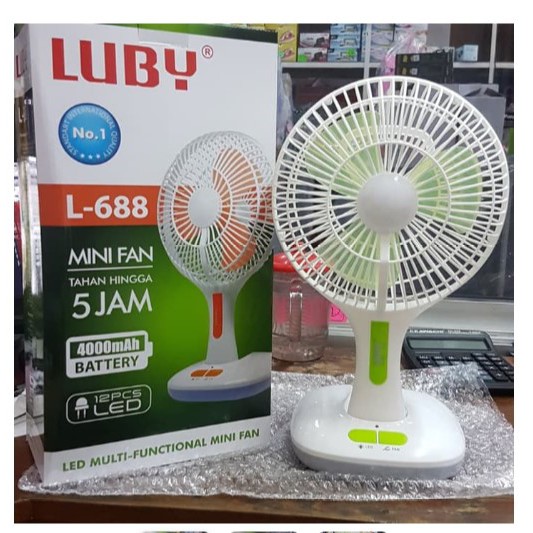 Mini Fan + LED Luby L-688