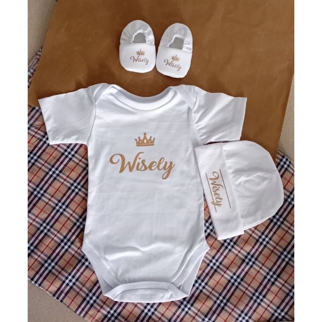 Jumper Bayi Jumper Custom Nama Bayi Baju Bayi Custom Nama Set Baju Bayi Hadiah Bayi Paket Baju Bayi