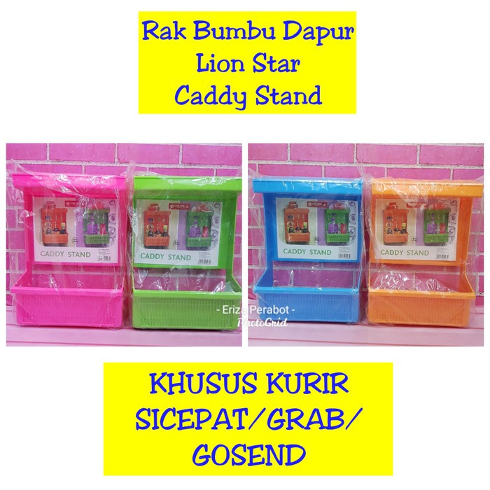 Rak Bumbu Dapur Lion Star Rak Dapur / Rak Kamar Mandi / Rak Serbaguna