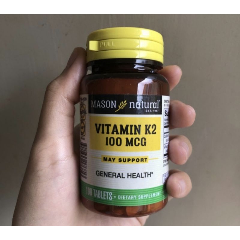Jual mason vitamin k2 vit k2 vitamin k vit k 100mcg 100 mcg vitamin d3