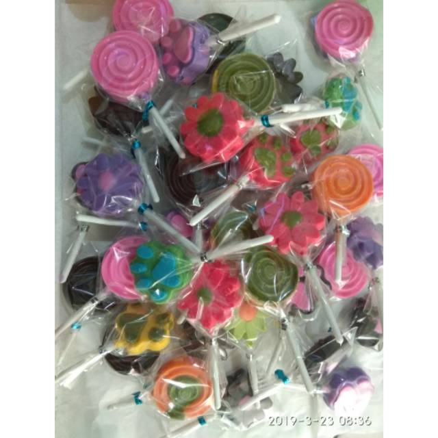 

Coklat loly pop/Coklat stick warna warni isi goodie bag ultah