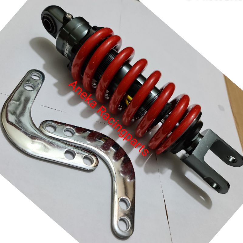 monoshock vixion 265mm rzm satu set peninggi shock / shock belakang vixion set peninggi