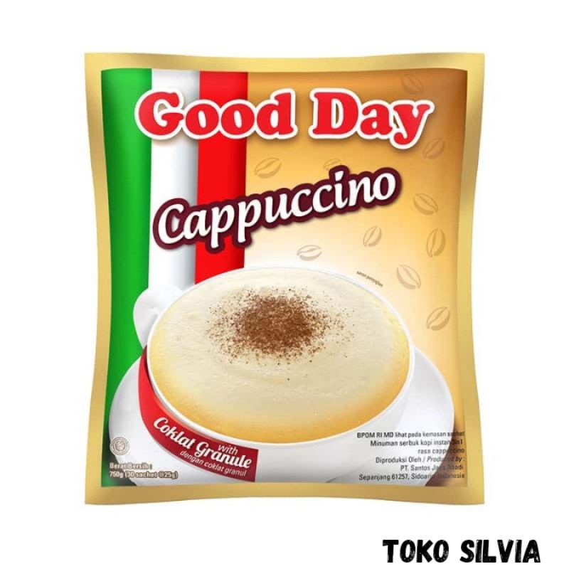 

Kopi GOOD DAY CAPPUCINO 25gr - 1 Renceng (10 sachet)