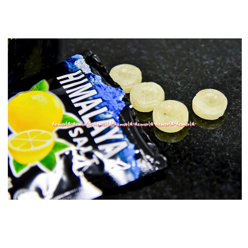 Himalaya 15gr Salt Mint Candy Pastiles Peppermint  Lemon Flavour Permen Mint Rasa Jeruk Dengan Garam Himalayasalt Lemon Candy Strong Cool
