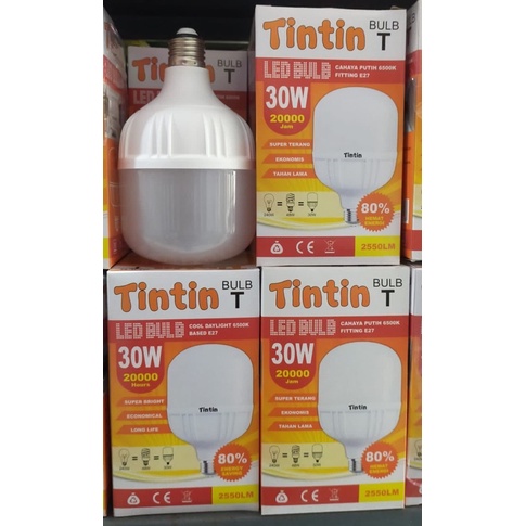 LAMPU LED 30W TERANG BULB CAPSUL COOLDAY LIGHT VD