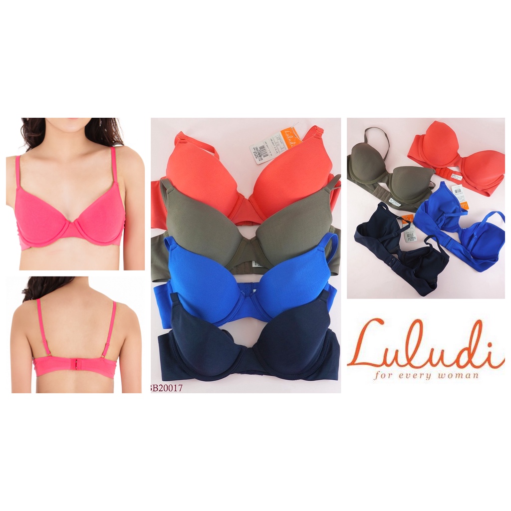 BRA WANITA KAWAT BUSA TIPIS MODEL SEAMLESS FULL CUP LULUDI WACOAL UNDERWEAR LBB20017