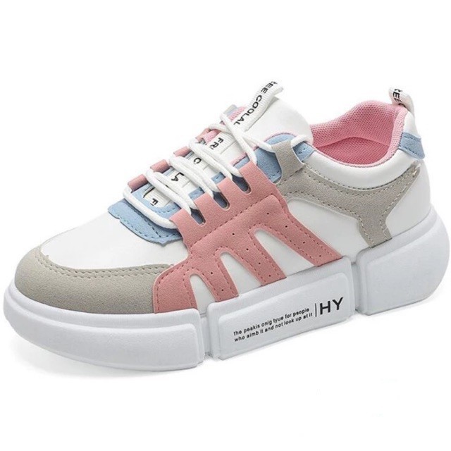  LOKAL  DOMMO D5005 SEPATU  RAINBOW Sneaker  Wanita 