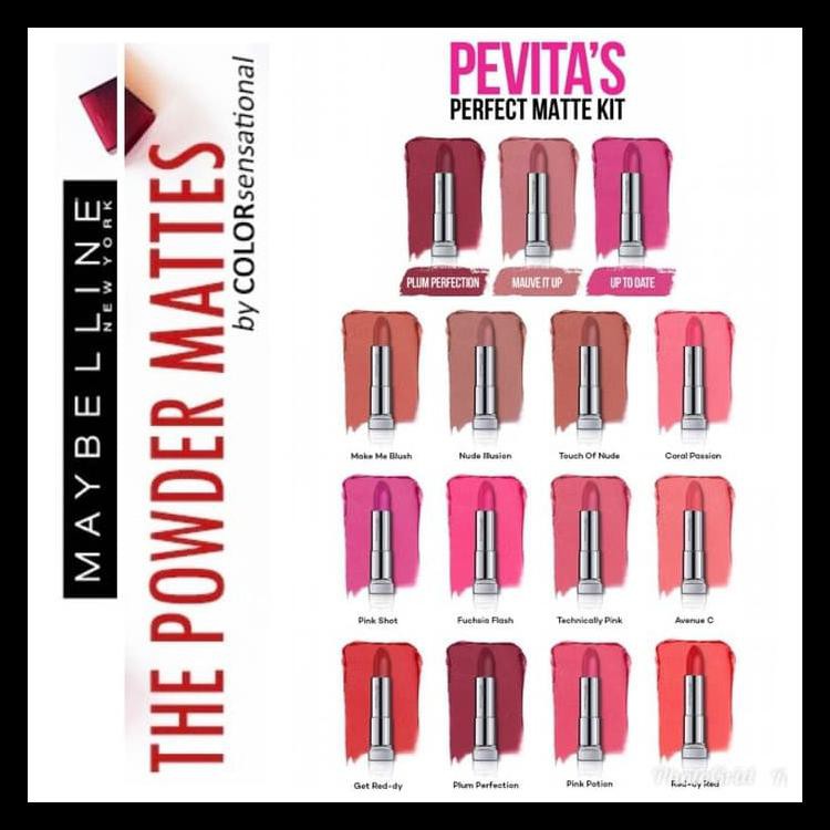 Recommended Maybelline Powder Matte Lipstick Terlaris]