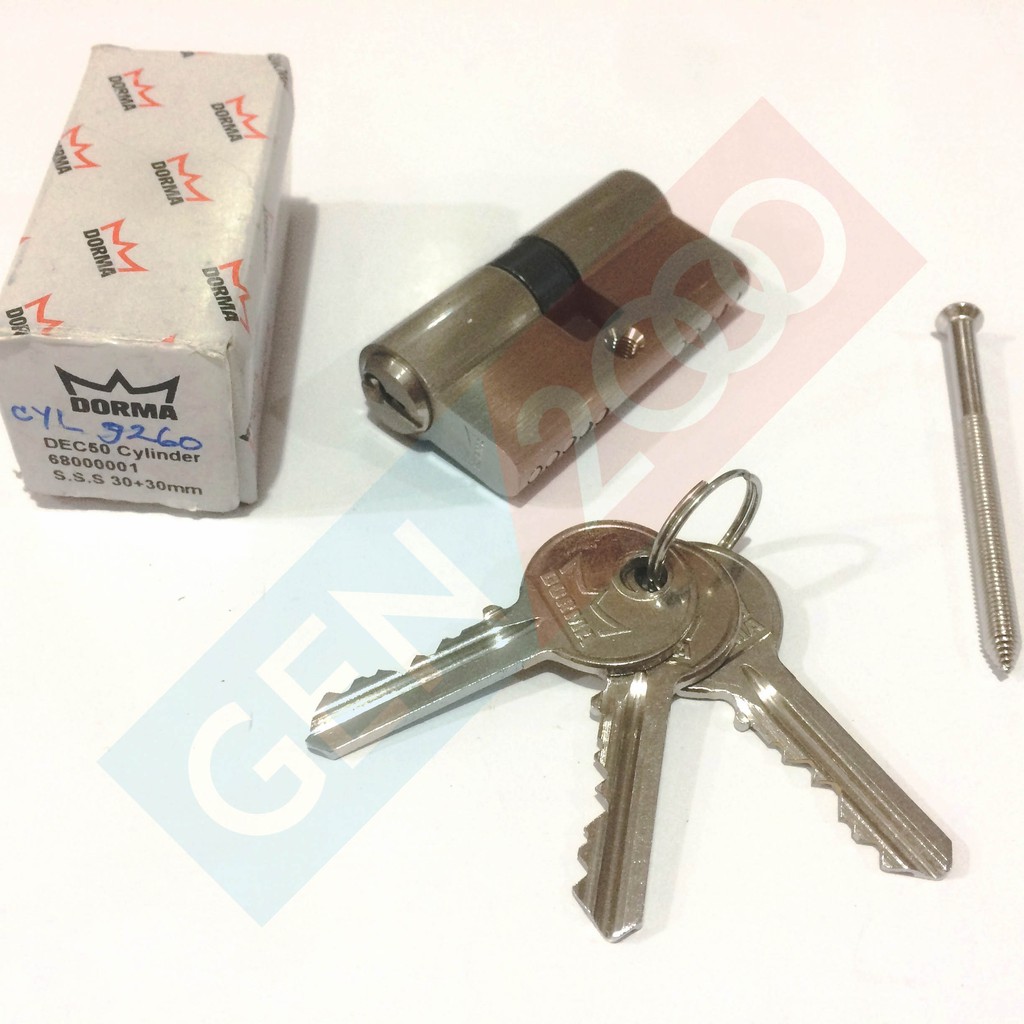 Silinder Kunci  Pintu  Dorma  Cylinder Door Lock Key DC PC 91 