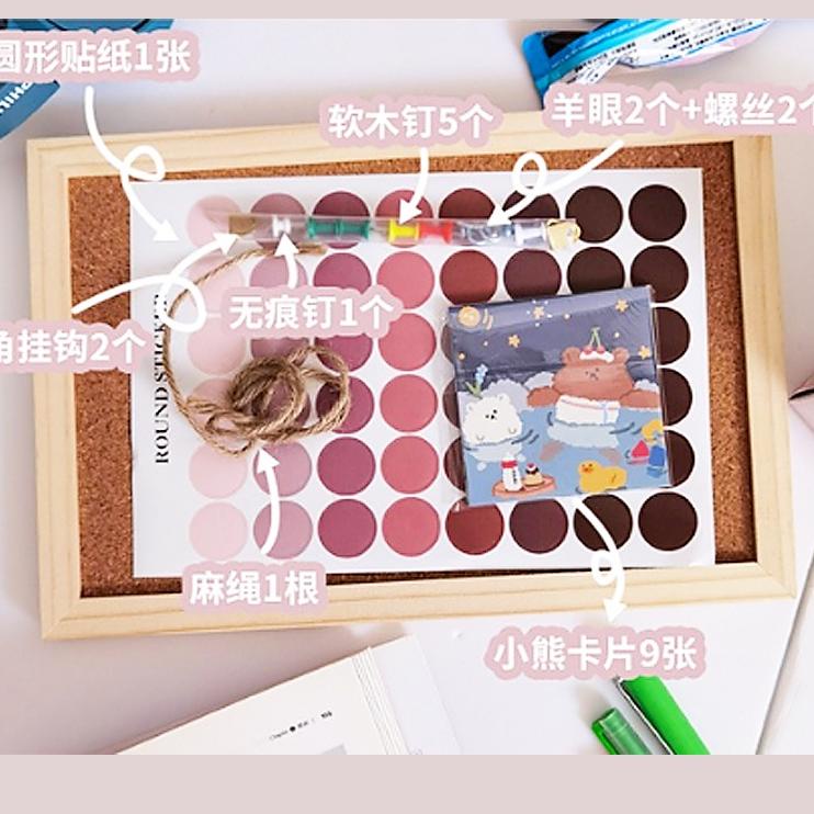 

Paling Disukai.. Note Memo Board Shop papan gabus cork board Wood Wall Hanging Message Bulletin Board Frame Notice [julyforud]