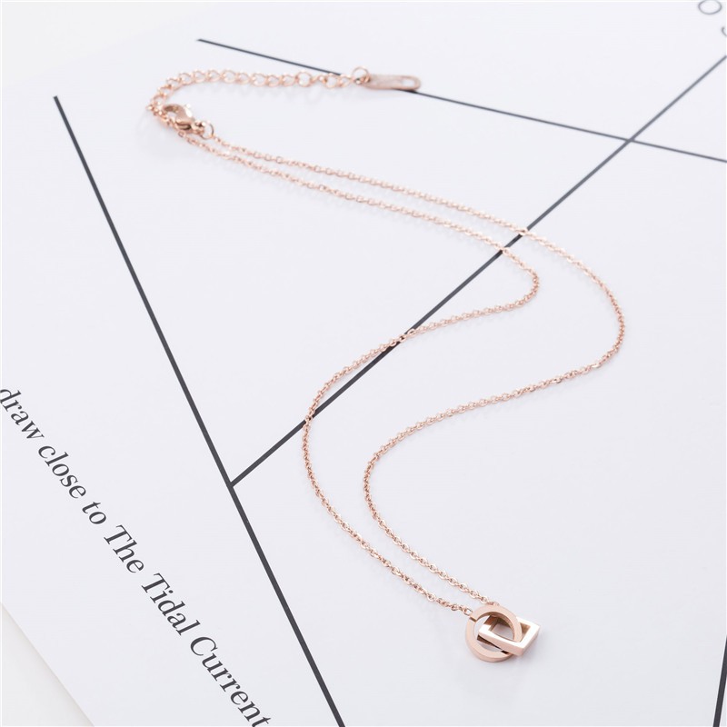 [New] Kalung fashion aksesoris titanium mini korea hadiah wanita cewek 316L anti karat KK160