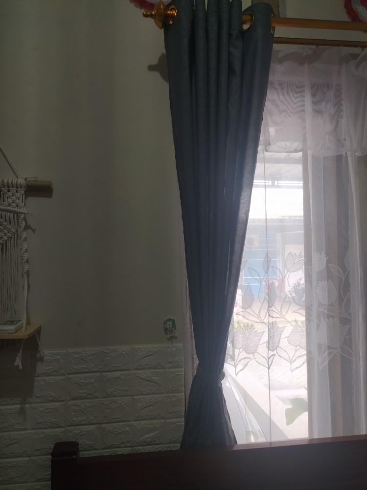 Gorden Pintu & Jendela Smok Ring Lubang 12 Polos Embos Hordeng / Tirai