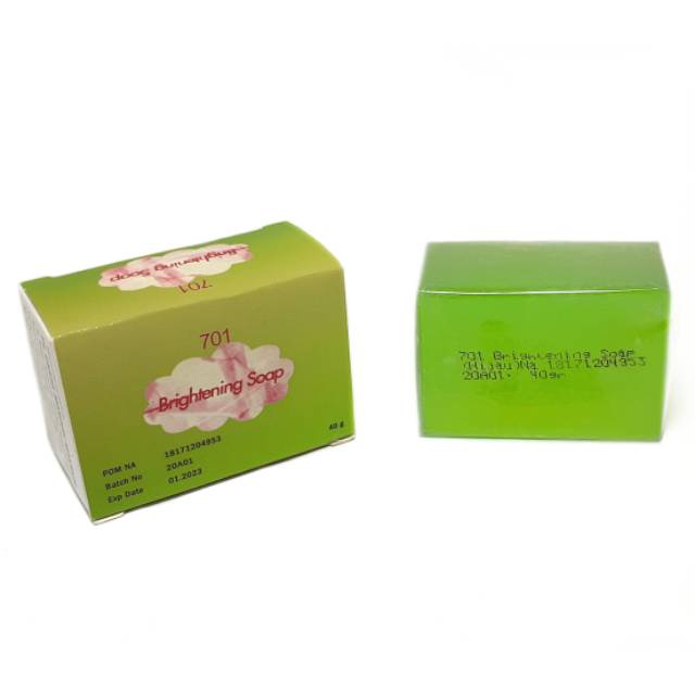Sabun 701 Brightening Soap Hijau/Orange Original BPOM Termurah