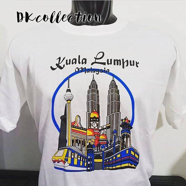 Kaos Malaysia Souvenir kaos Kuala lumpur baju malaysia