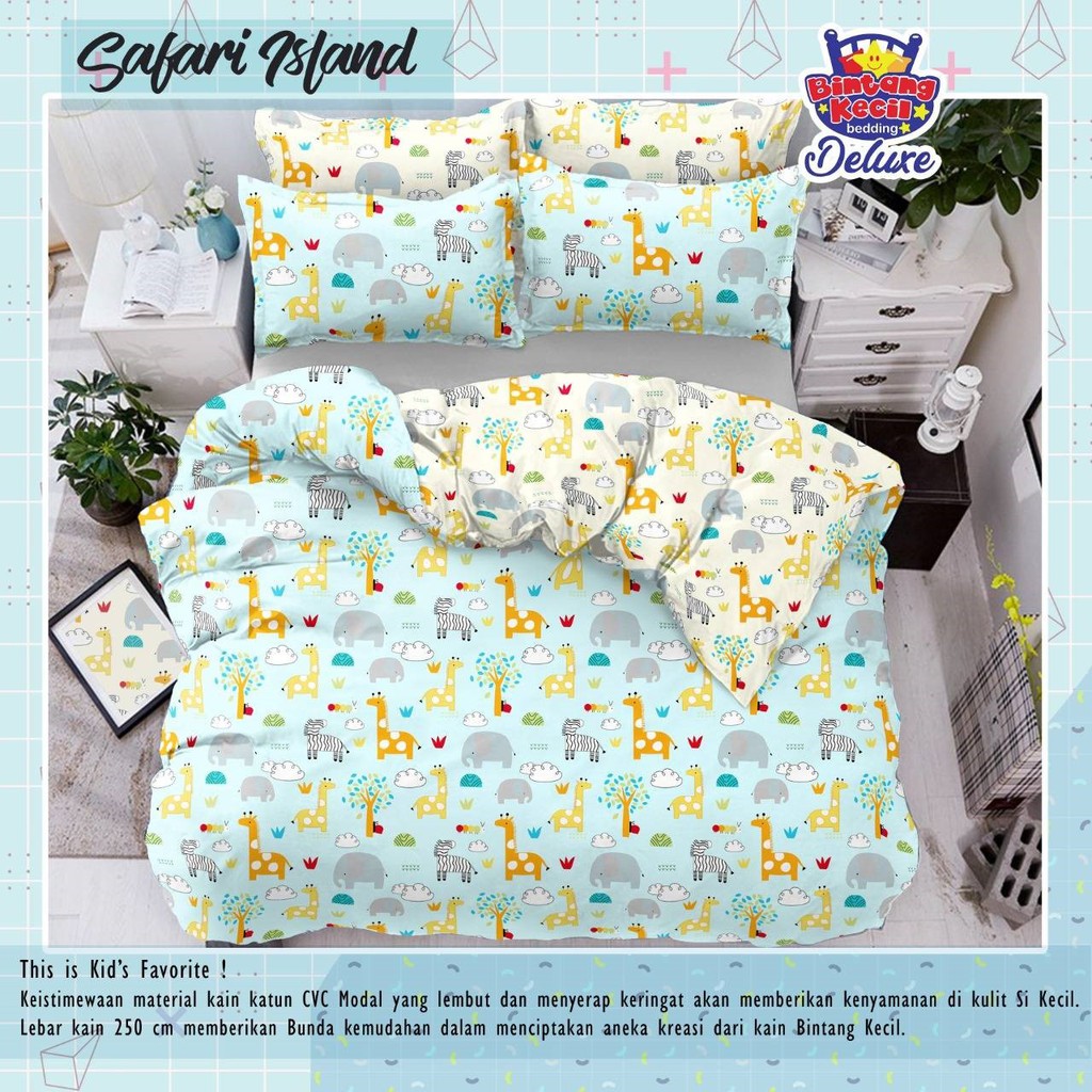 Sprei Star Motif Anak Best Seller