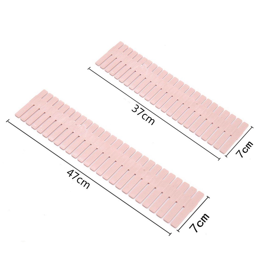 Papan Penyekat Laci Penyimpanan Serba-Serbi Hemat Ruang Dapat Disesuaikan