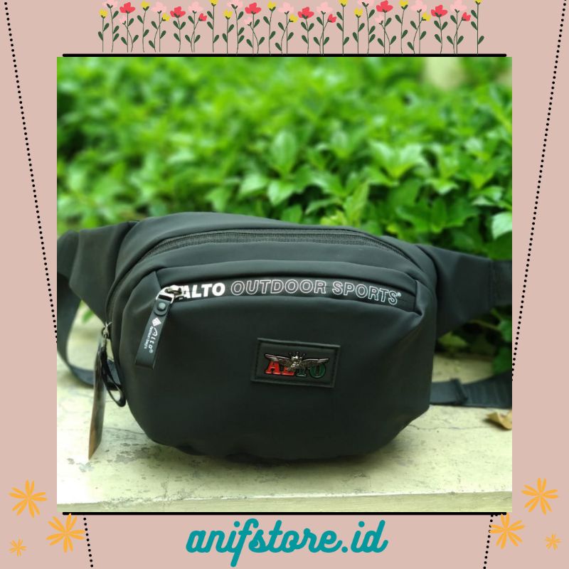 TAS PINGGANG PRIA WAISTBAG PRIA ALTO ORIGINAL WATERPROOF