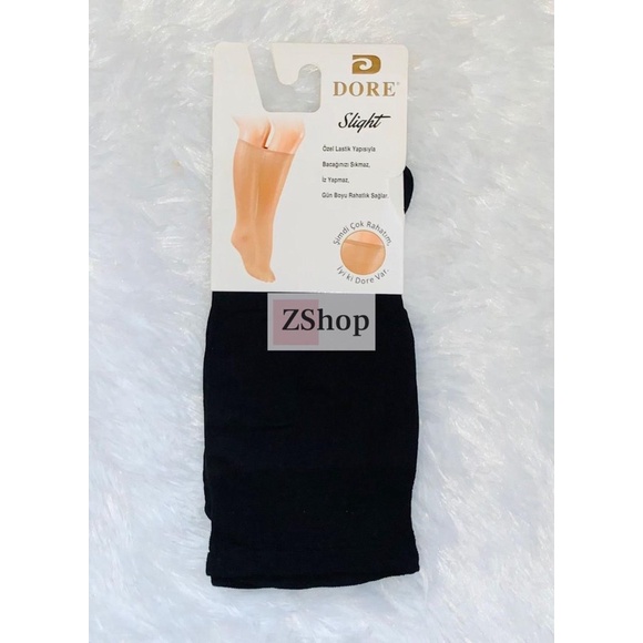 Kaos kaki stocking Dore SLIGHT besar jumbo big size Turki-Hitam