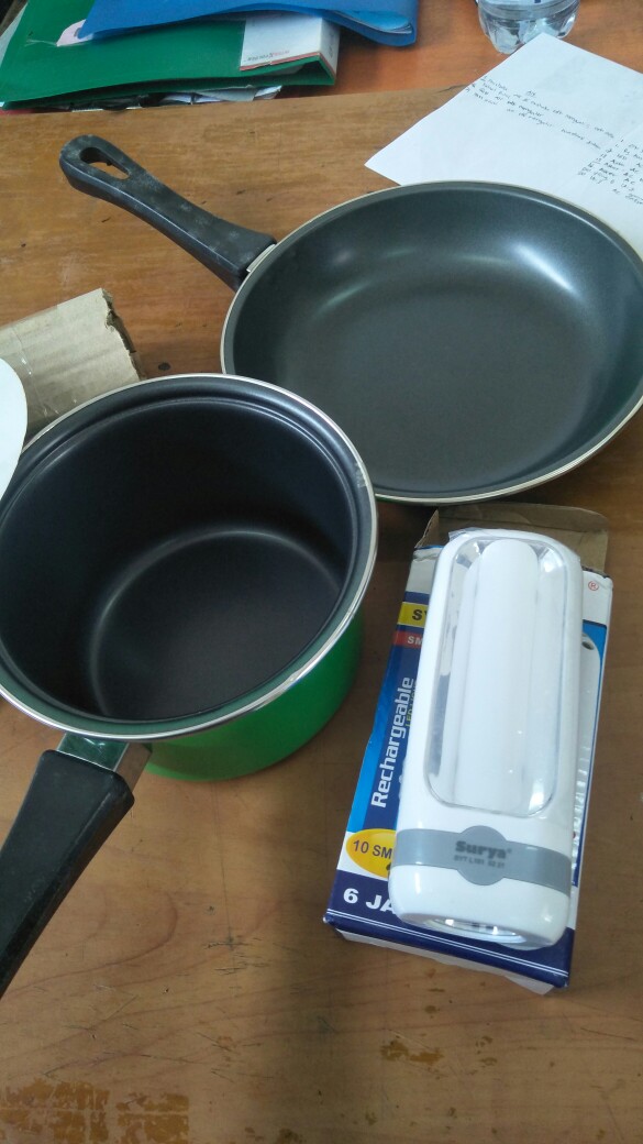Maspion Pastela Milk Pan 14cm Dan Fry Pan 20cm Anti Lengket