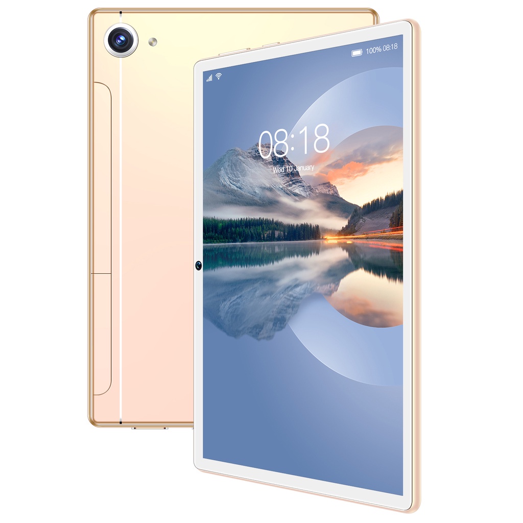 2022 Tablet Murah 5G Baru Galaxy Tab A8 Tablet 12GB+512GB Tablet Pembelajaran Tablet Android laris manis SIM+WIFI Tablet PC-Emas