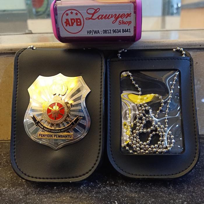 Dompet kalung lencana dompet kta dompet kartu penyidik pembantu polisi