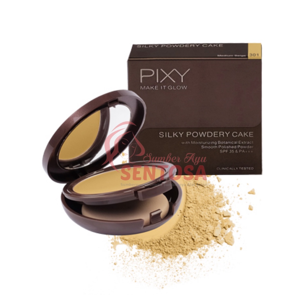 PIXY MAKE IT GLOW SILKY POWDERY CAKE 10GR