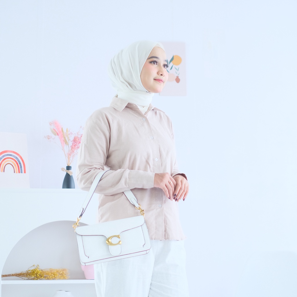 (MGA) KEMEJA REXY RAMI LINEN BLOUSE WANITA