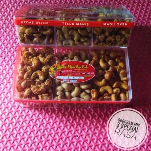 

Kacang Mede mix 3 rasa spesial