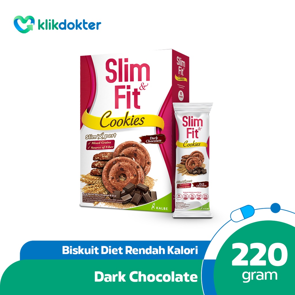 

Slim & Fit Cookies Dark Chocolate 10x22gr