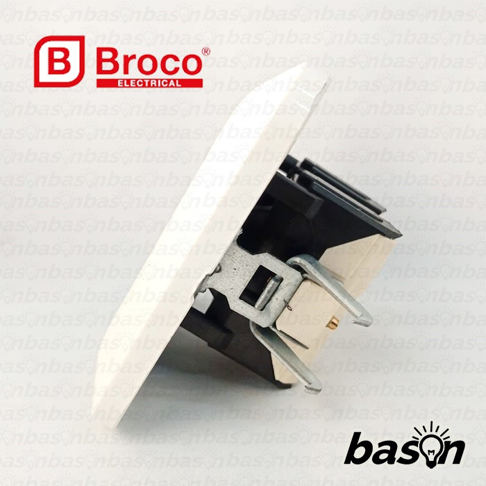 BROCO Gracio 4183 Antenna Socket Outlet White | Outlet TV