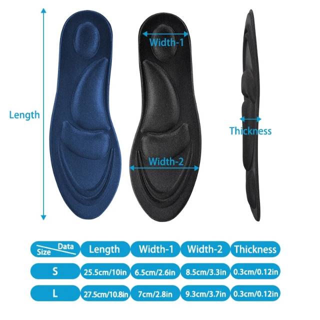 Insole Sepatu / Sol Dalam / Insole Tambahan / Insole Impor / Alas Sepatu