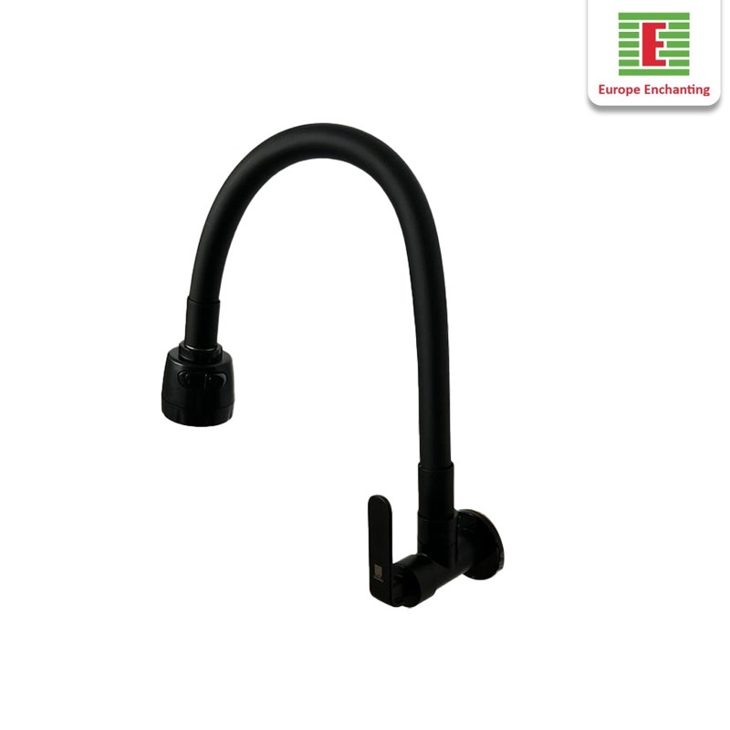 Kran Wastafel Dapur / Kitchen Angsa Cold Europe Enchanting E1530 Black