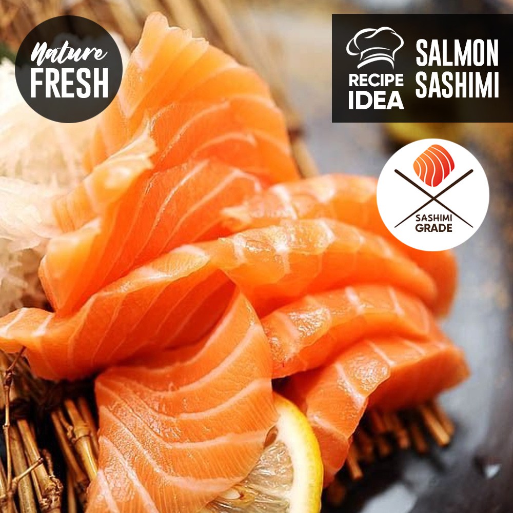 NatureFresh Ikan Salmon Atlantik Fillet Kualitas Premium 200gr Norway
