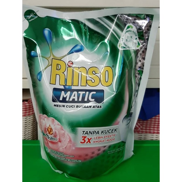 Rinso matic/rinso matic top load/rinso matic top loading/rinso matic bukaan atas