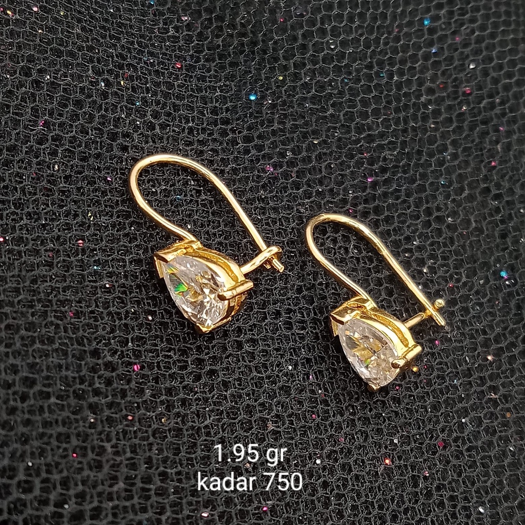 Anting Emas 17K - 1.95 gr Kadar 750 - 895