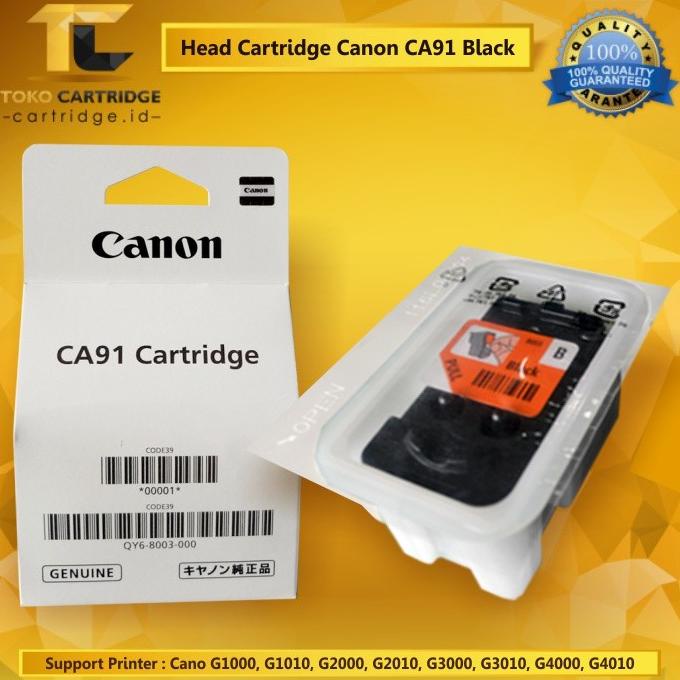 Head Printer Cartridge Canon G1000 G2000 G3000 GI-790 Black Original