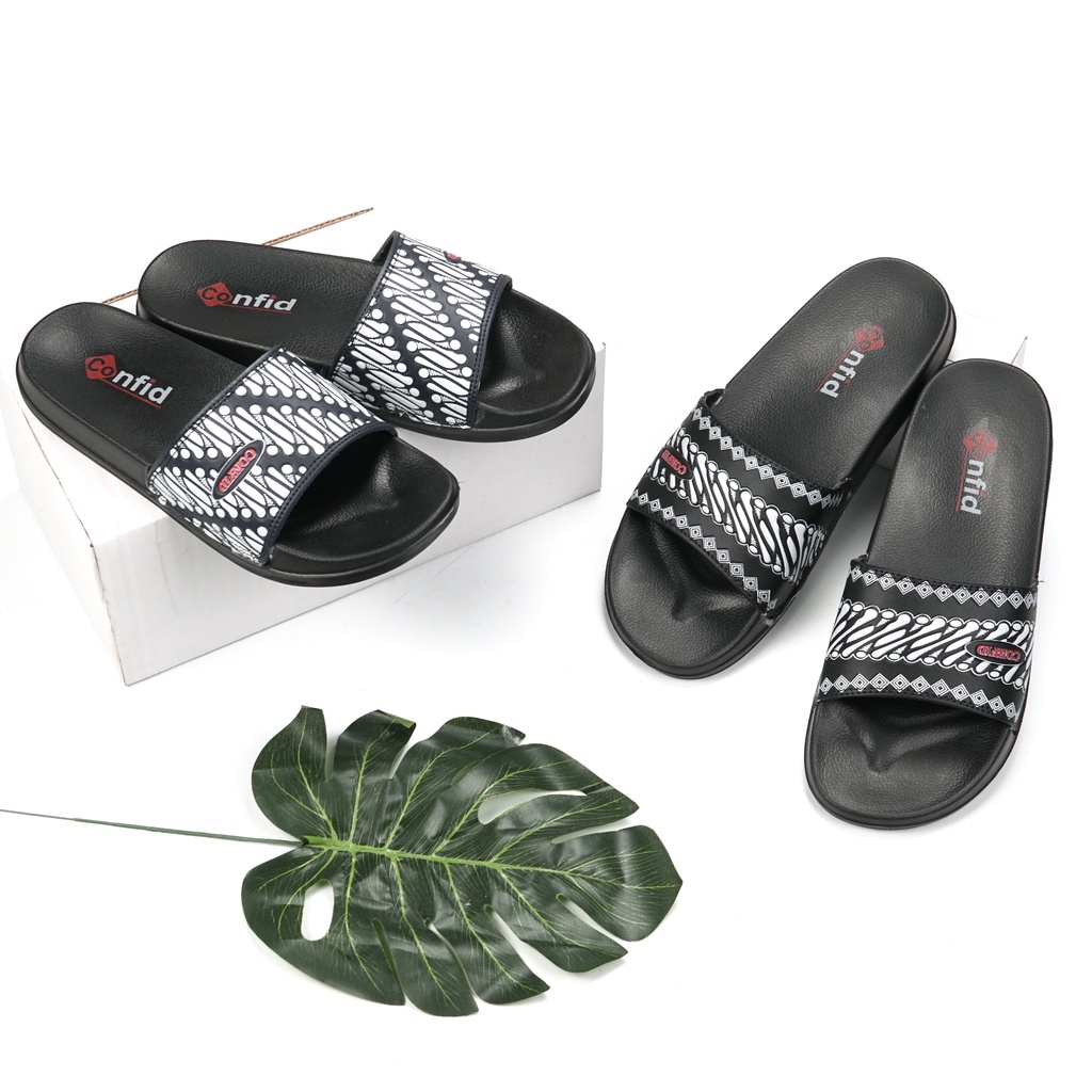 Confid - Sandal Slop Casual Pria (JPR)-1