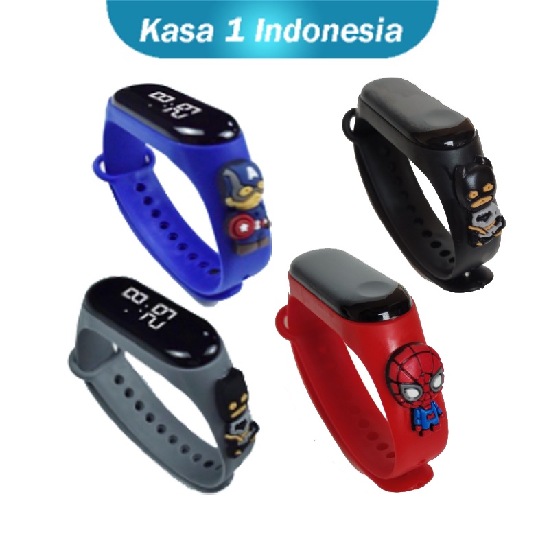 Jam Tangan Anak Laki-laki LED Import Dus Box