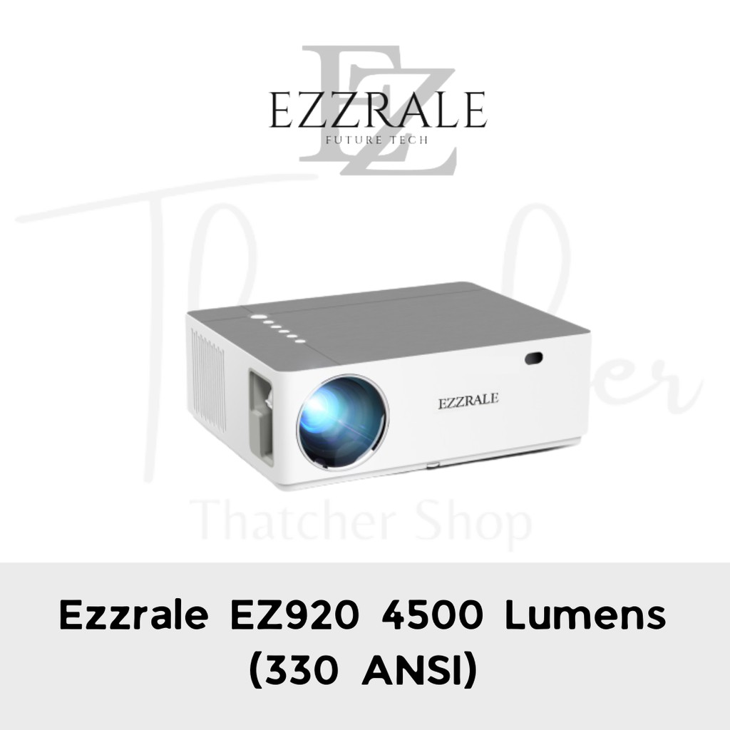 Ezralle EZ920 Smart Android Projector 4500 Lumens (330 ANSI)