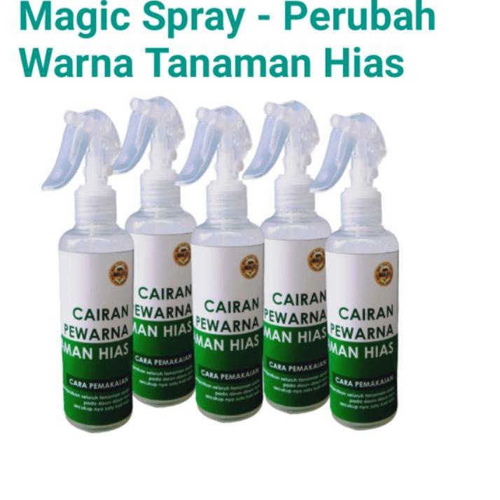 ➨Model Baru✹ RSWAI Obat Hormon Varigata - Magic Spray Perubah Warna Tanaman Hias menjadi Variegata P