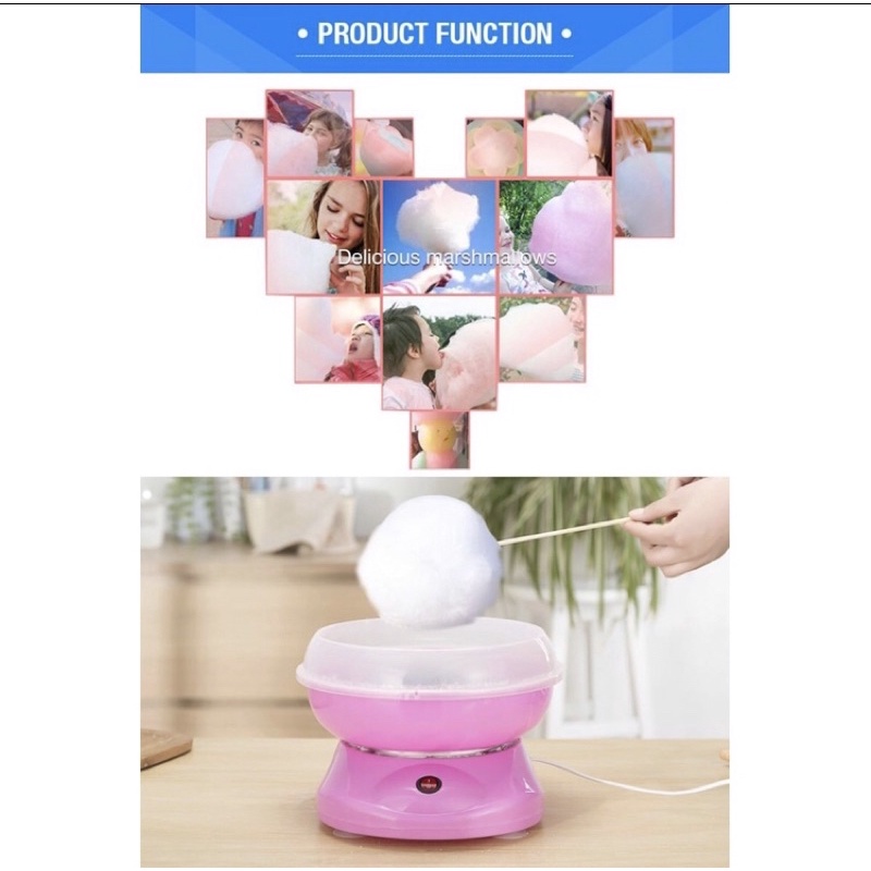 Mesin Gulali Kapas Cotton Candy Maker Machine Alat Pembuat Arum Manis Mesin Permen