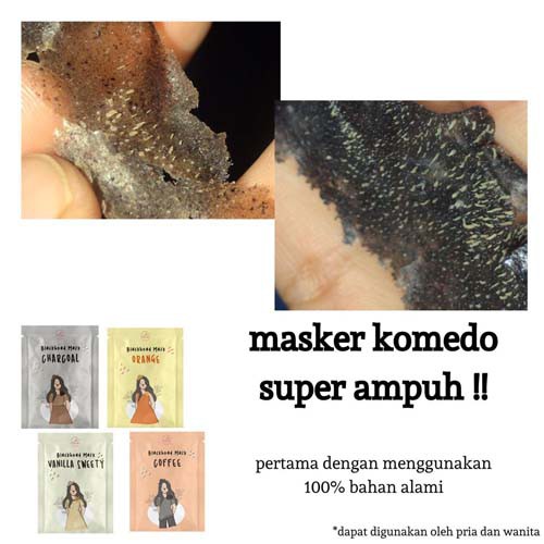 [RESMI] MASKER GELATIN KOMEDO NATUREKA 10GR